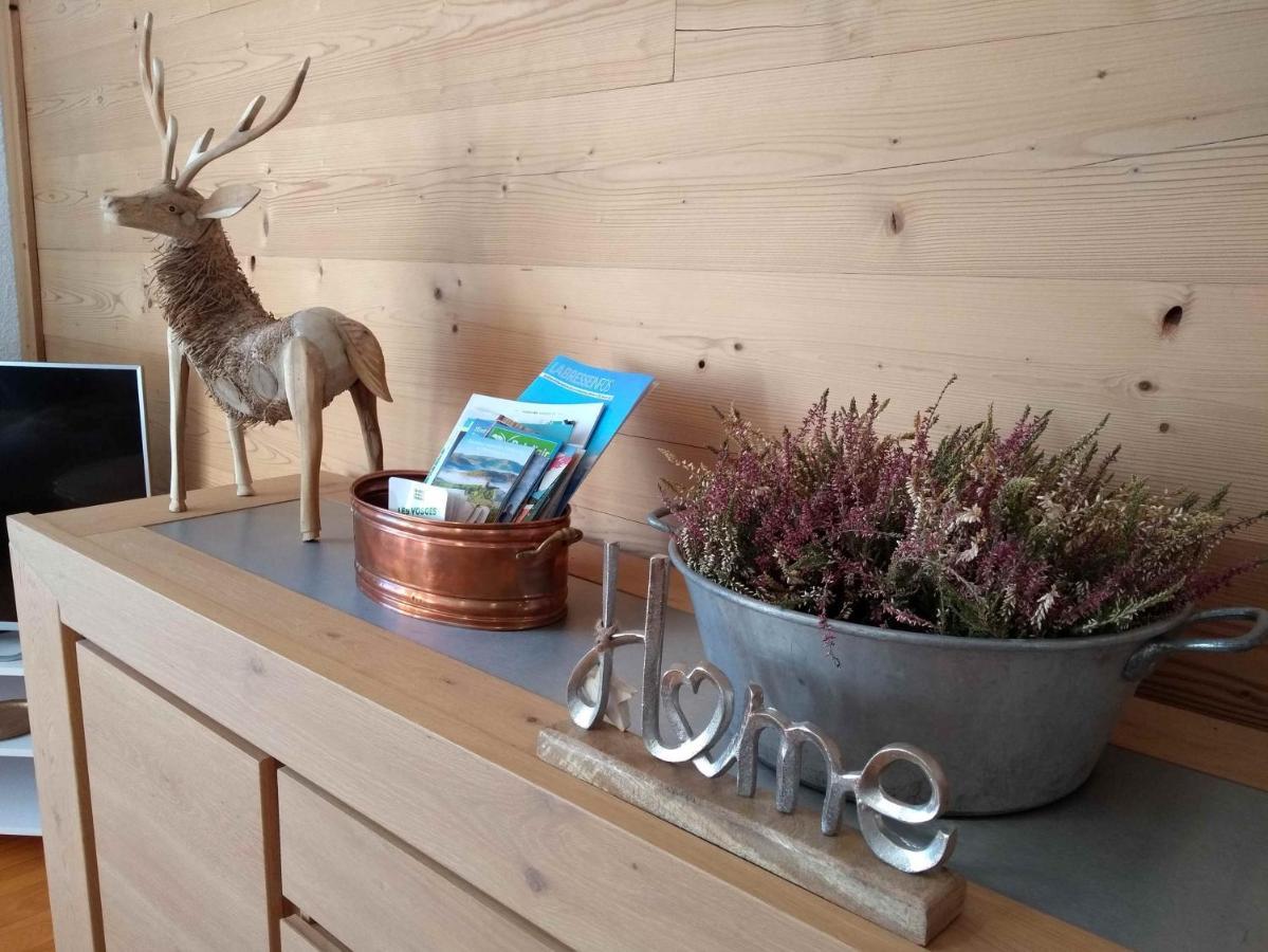 Cosy Appartement La Bresse Centre Ville Luaran gambar