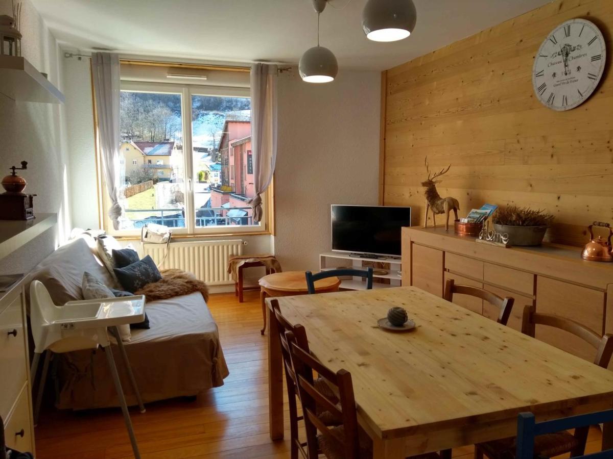 Cosy Appartement La Bresse Centre Ville Luaran gambar