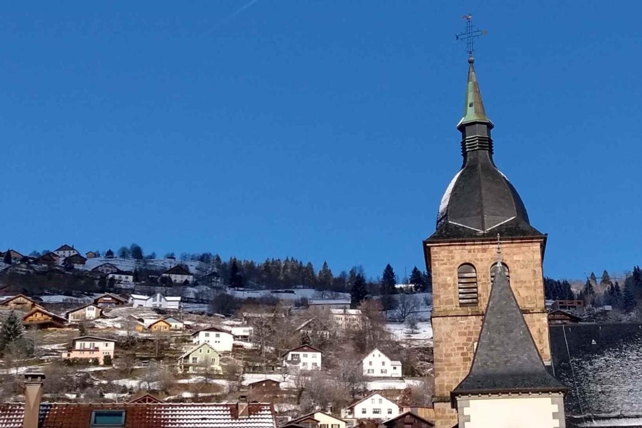 Cosy Appartement La Bresse Centre Ville Luaran gambar